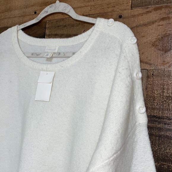 Caslon Shoulder Button Sweater - Picture 8 of 12